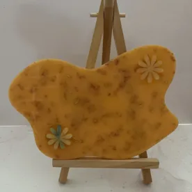 Misa Paint Palette Small- Mustard, Resin flowers 4 IMG 1368.HEIC scaled 1