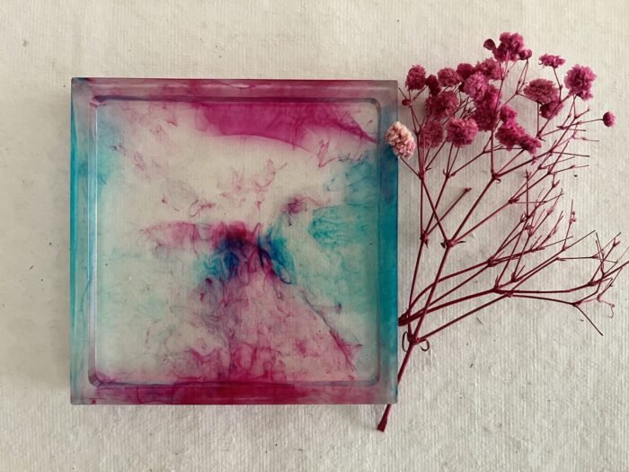 Misa Cornus Trinket Dish- Pink & Blue - Image 3