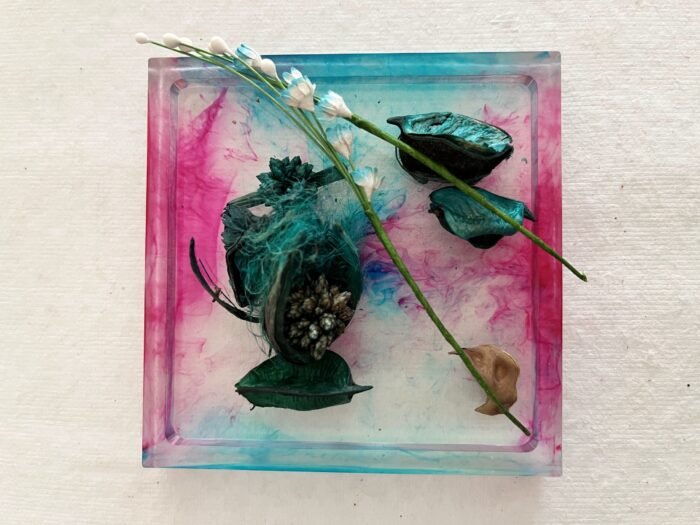 Misa Cornus Trinket Dish- Pink & Blue - Image 2