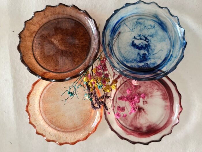 Misa Allium Trinket Dish- Blue - Image 2