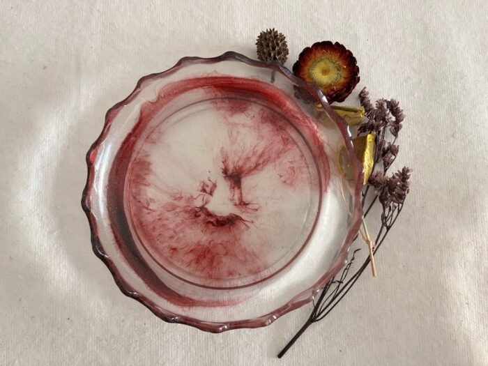 Misa Allium Trinket Dish- Red - Image 3