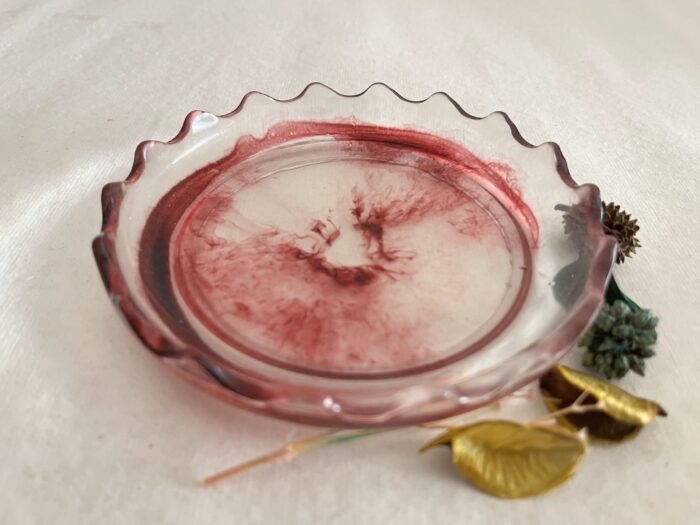 Misa Allium Trinket Dish- Red - Image 4