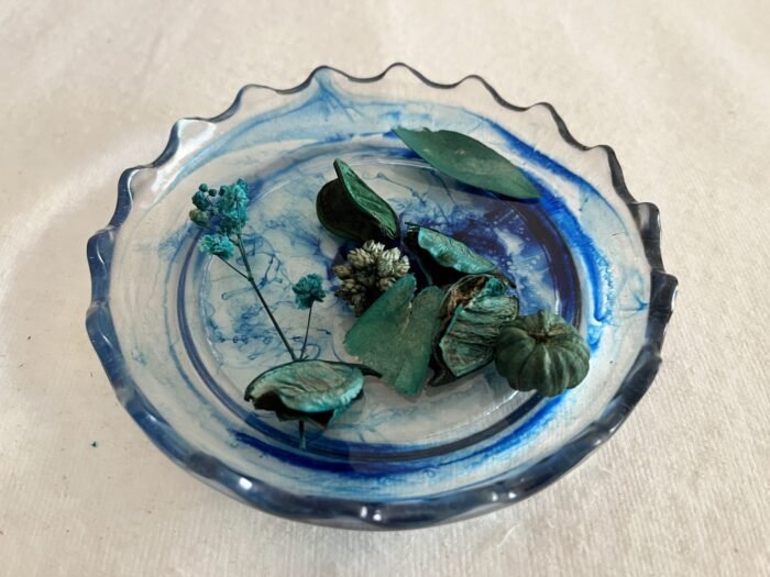 Misa Allium Trinket Dish- Blue