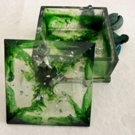 Misa Cornus Trinket Box- Emerald Green with Silver 3 IMG 4630 scaled 1