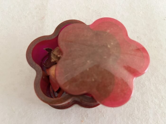 Misa Flora Trinket Box- Plum Red - Image 2