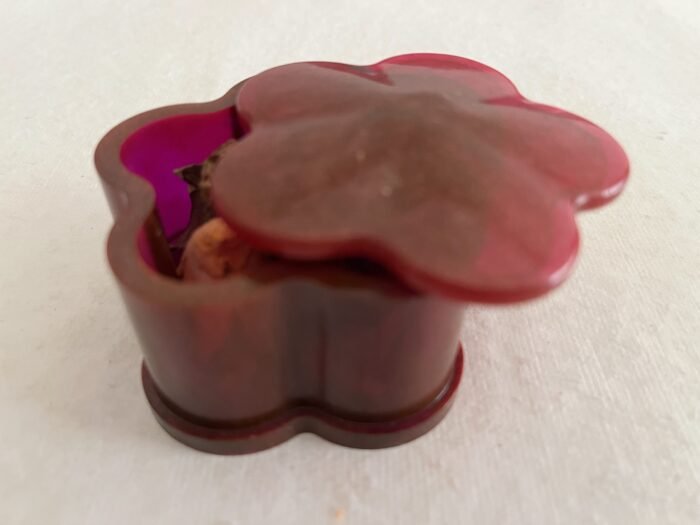 Misa Flora Trinket Box- Plum Red - Image 3