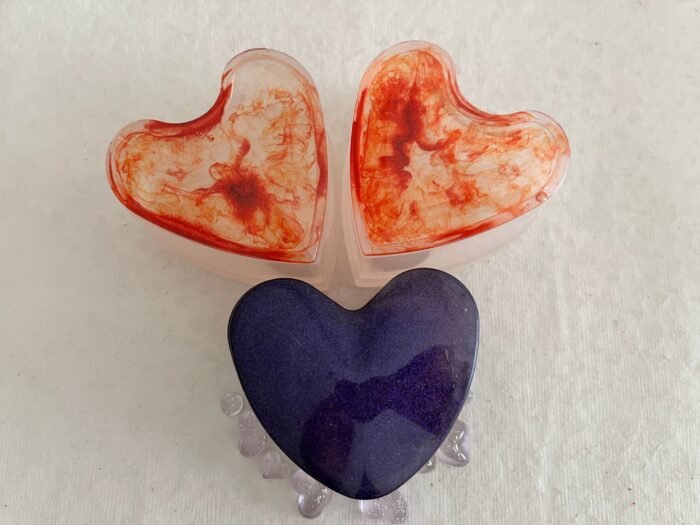 Misa Groovy Heart Trinket Box- Mulberry violet - Image 4