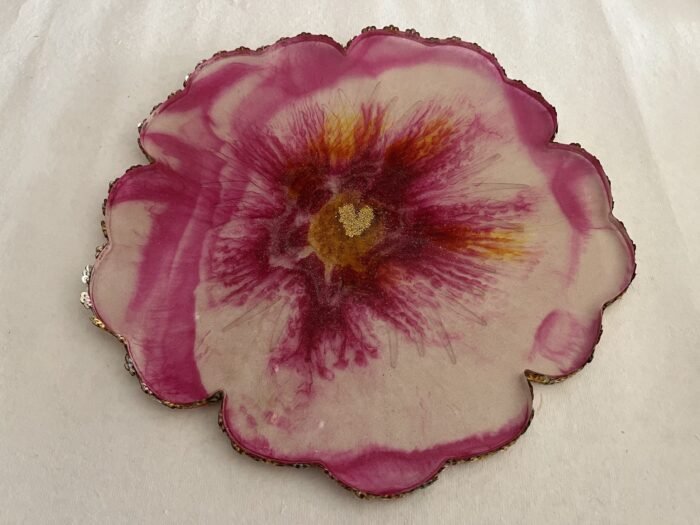 Misa Flora Platter- Pink & Gold - Image 2