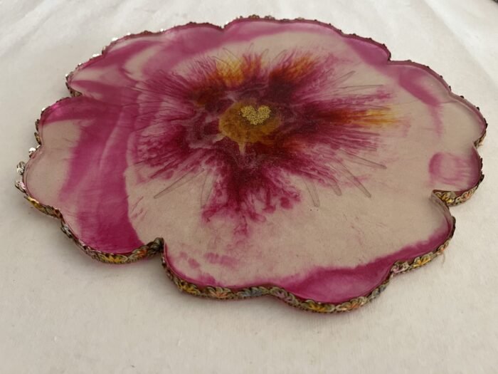 Misa Flora Platter- Pink & Gold - Image 4