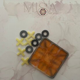 Misa Tic-Tac-Toe- Yellow Black Base, Yellow 'X', Black 'O' 4 UN02 IMG 0743 scaled 1