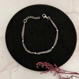 Misa Split 5 Chain Bracelet- Silver, Chain & Ball 4 nc K138 IMG 1982 scaled 1