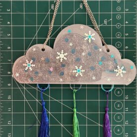 Misa Wall Hanging- Cloud, Silver, Snow flakes, Tassels 4 ornamental OR17 IMG 1381 scaled 1