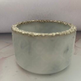 Misa Allium Bowl- Kite design, Silver Marble finish 5 shp HP14 IMG 1458 scaled 1