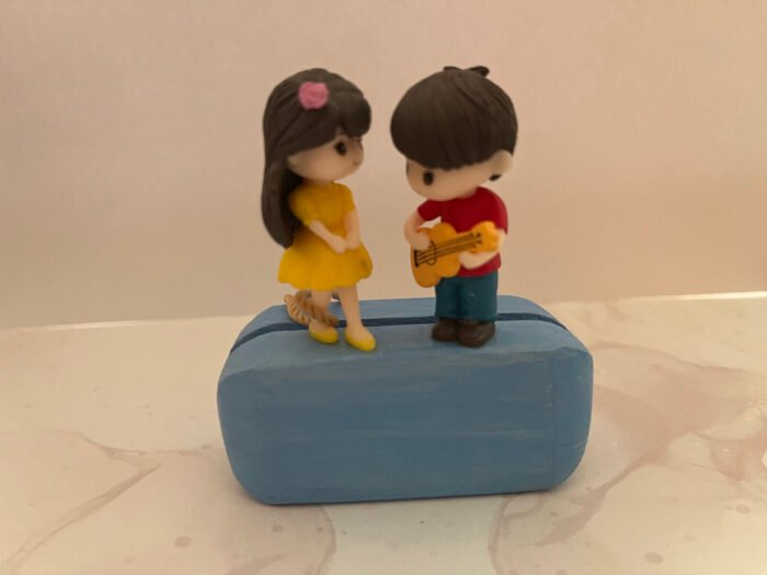 Misa Couple Card Holder- Blue