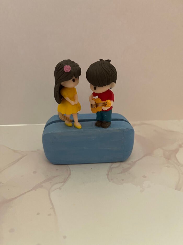 Misa Couple Card Holder- Blue - Image 2