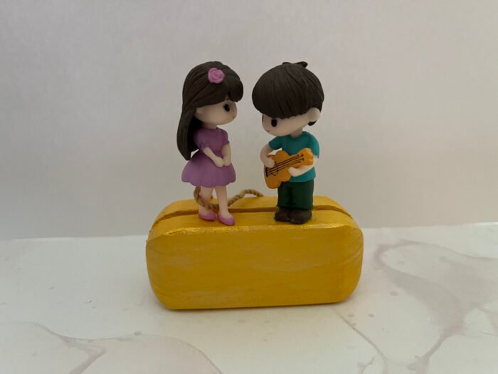 Misa Couple Card Holder- Yellow - Image 2