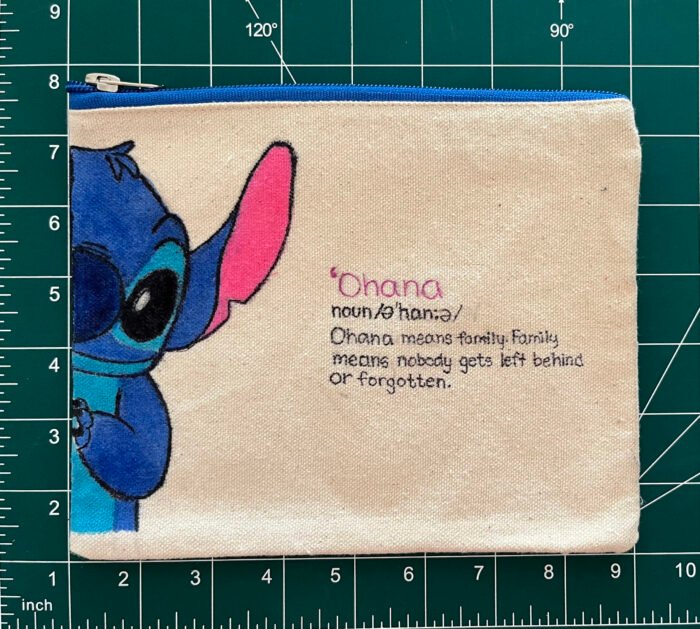Misa Hand-painted Pouch- Stitch - Image 3
