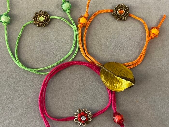 Misa Zardozi Phool Rakhi - Image 2