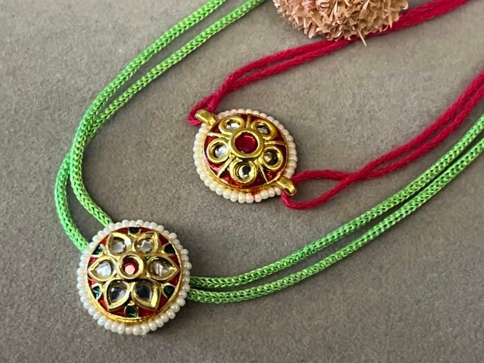 Misa Minakari Phool Rakhi - Image 3