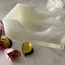 Misa Rectangle Coaster Stand- Transparent with Pearl White 3 IMG 6335