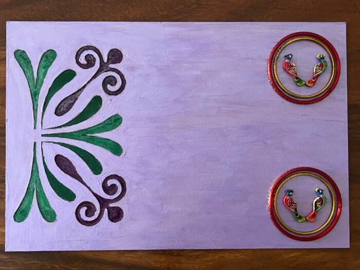 Misa Decorative Mat- Bangles with Peacock - Image 2
