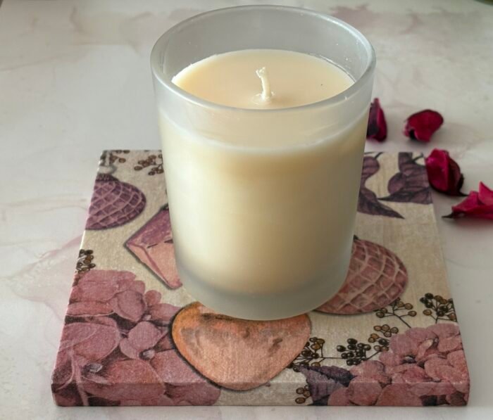 Misa Wooden Cornus Coaster- Ornaments Découpage - Image 3