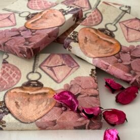 Misa Wooden Cornus Coasters- Ornaments Découpage 3 IMG 7302