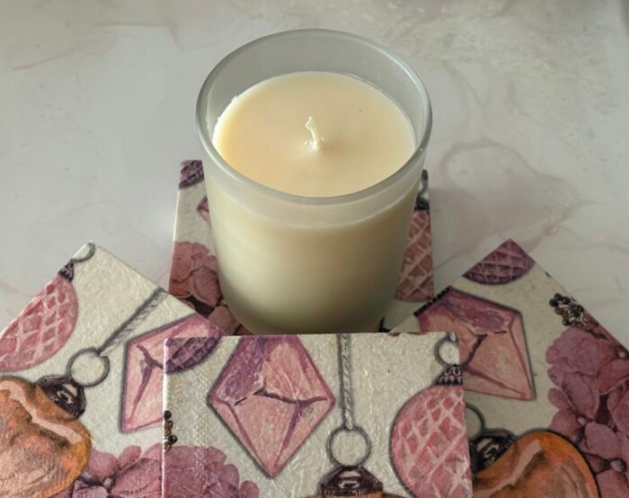 Misa Wooden Cornus Coasters- Ornaments Découpage - Image 3