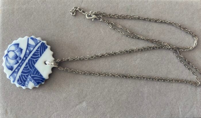 Misa Blue Bloom Necklace - Image 4