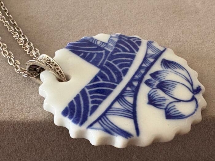 Misa Blue Bloom Necklace - Image 5