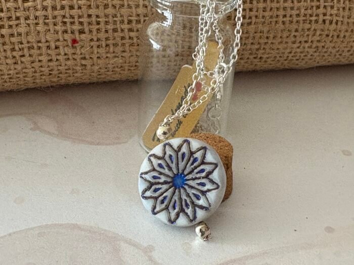 Misa Indigo Bloom Necklace - Image 2