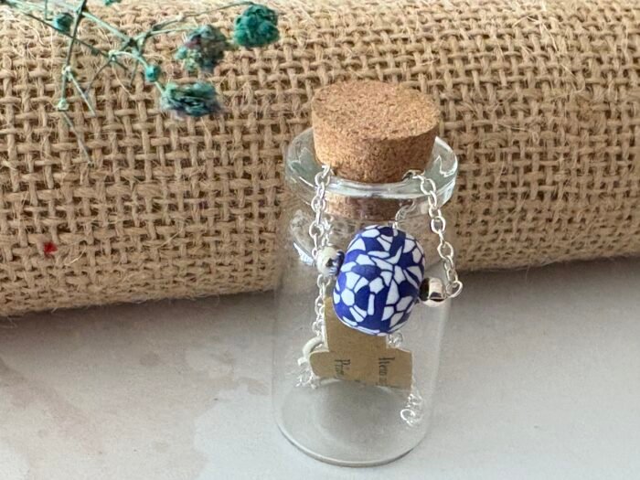 Misa Ocean Lava Bead Necklace (Matching bracelet available)