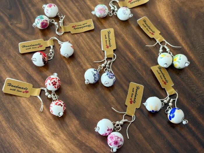 Misa Ceramic Charm Earrings (Matching Bracelet & Necklace available)