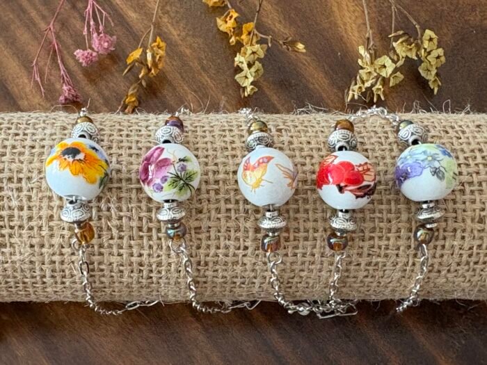 Misa Ceramic Charm Bracelets (Matching Earrings & Necklace available)