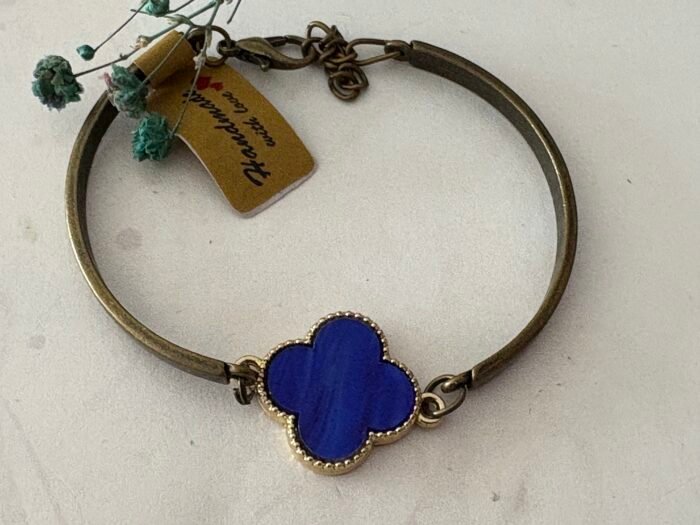 Misa Indigo Clover Bracelet - Image 2