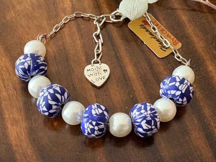 Misa Ocean Lava Bead Bracelet (Matching Necklace available) - Image 3
