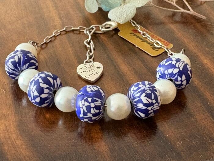 Misa Ocean Lava Bead Bracelet (Matching Necklace available) - Image 2