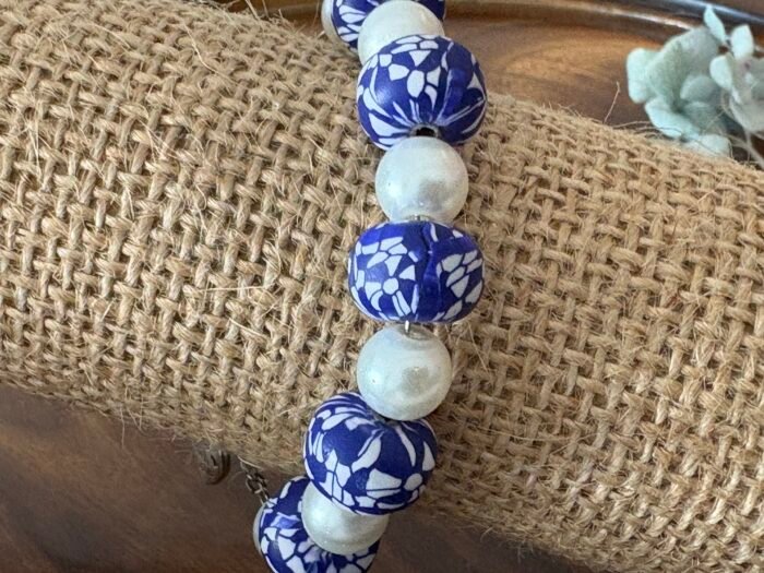Misa Ocean Lava Bead Bracelet (Matching Necklace available)