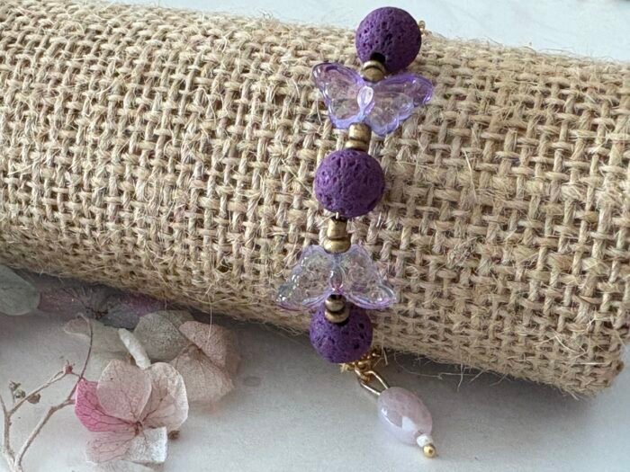 Misa Butterfly Lava Bracelet - Image 2