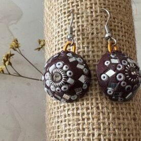 Misa Mirror Mosaic Earrings 4 IMG 0452