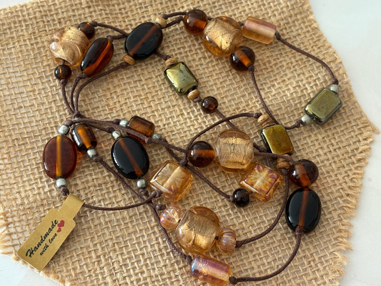 Misa Amber Mosaic Necklace 5 Misa Amber Mosaic Necklace - Image 4