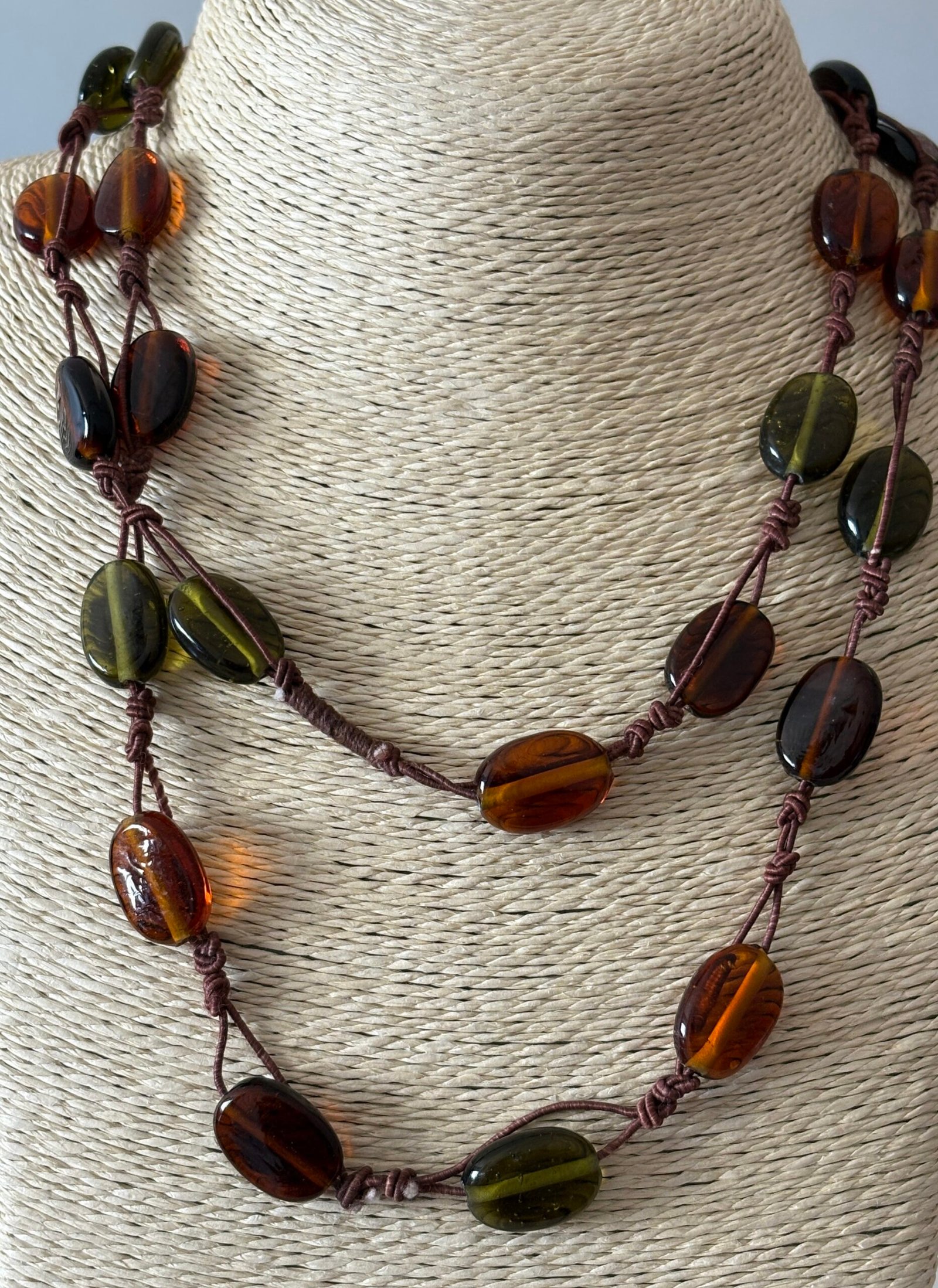 Misa Earthy Glass Necklace 6 Misa Earthy Glass Necklace - Image 5
