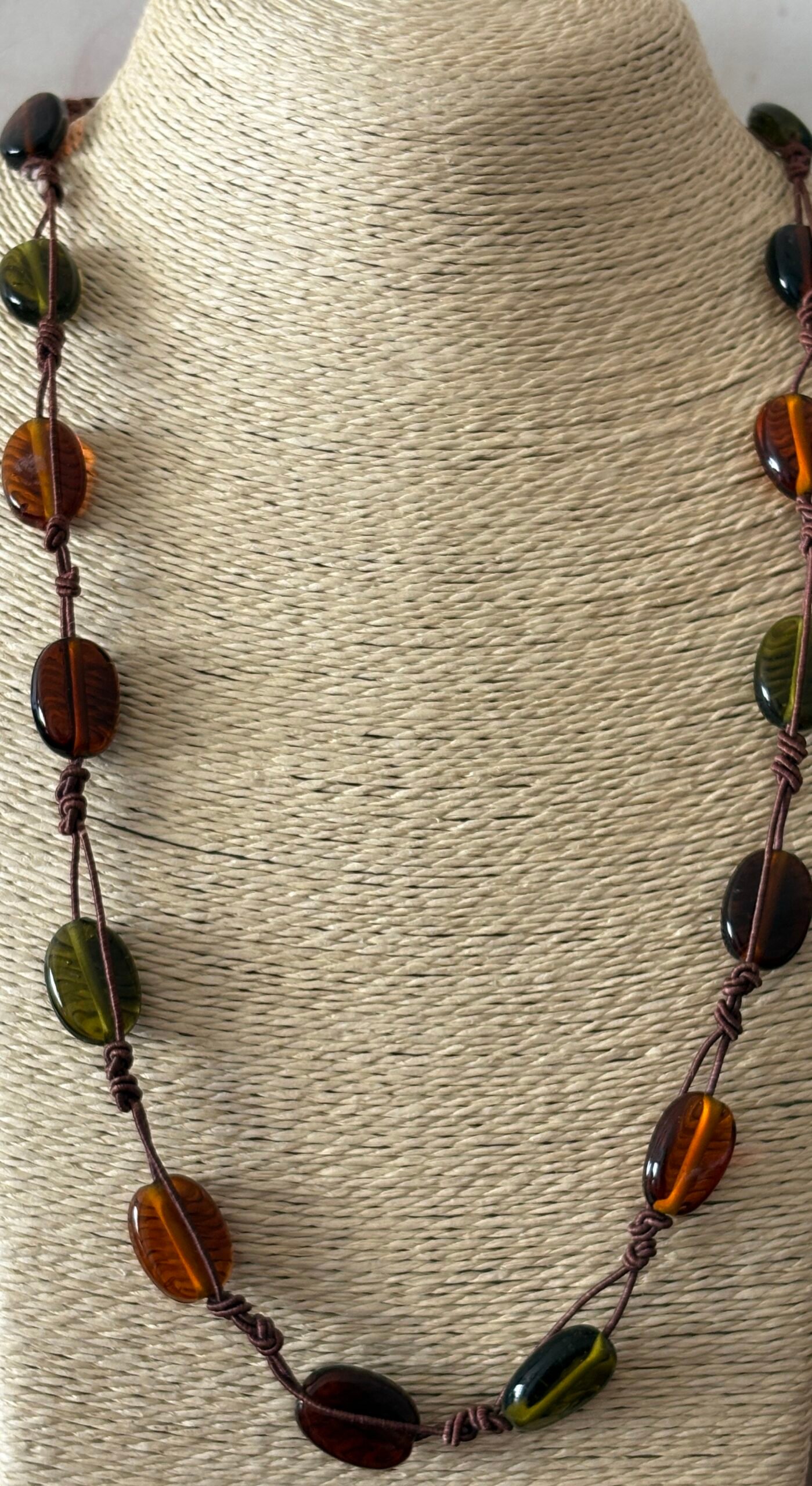 Misa Earthy Glass Necklace 4 Misa Earthy Glass Necklace - Image 3