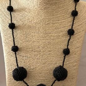 Misa Midnight Orb Beaded Necklace 4 IMG 0842