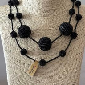 Misa Midnight Orb Beaded Necklace 5 IMG 0845