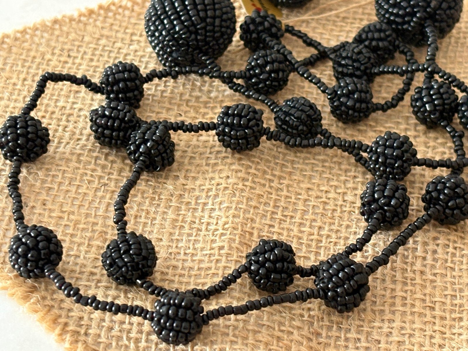 Misa Midnight Orb Beaded Necklace 5 Misa Midnight Orb Beaded Necklace - Image 4