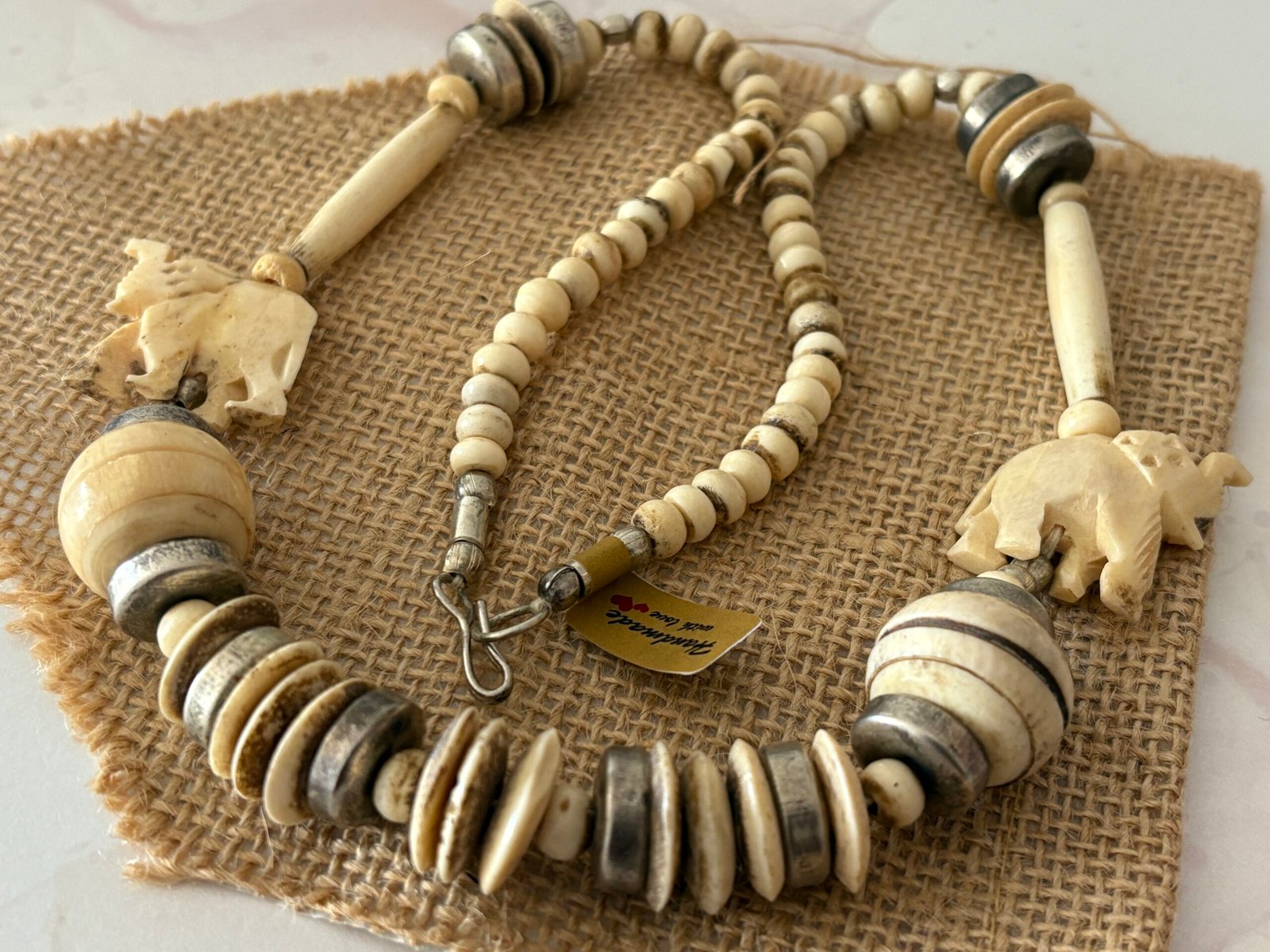 Misa Ivory Safari Necklace 6 Misa Ivory Safari Necklace - Image 5