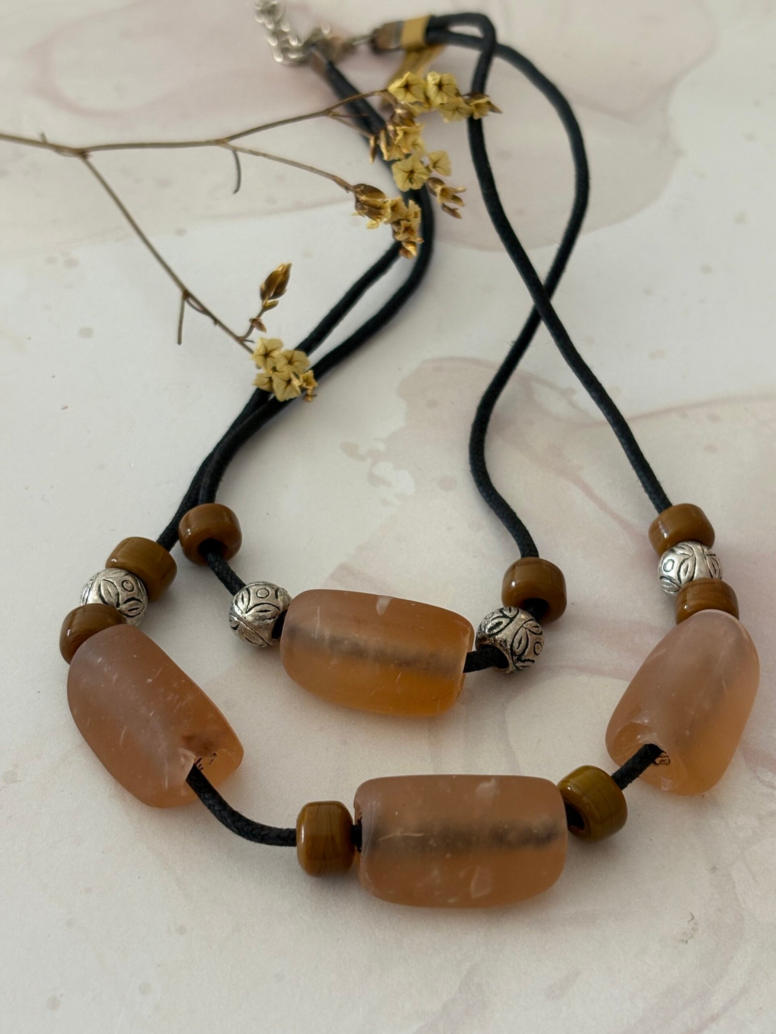 Misa Caramel Fusion Double Layer Necklace 5 Misa Caramel Fusion Double Layer Necklace - Image 4