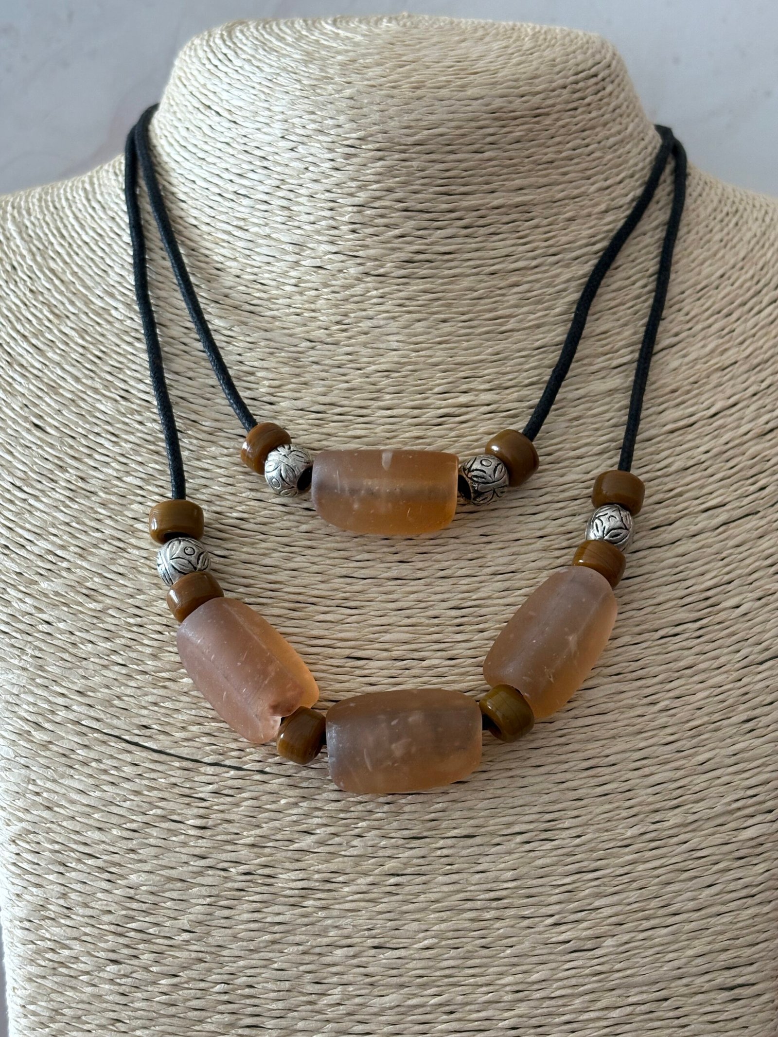 Misa Caramel Fusion Double Layer Necklace 3 Misa Caramel Fusion Double Layer Necklace - Image 2