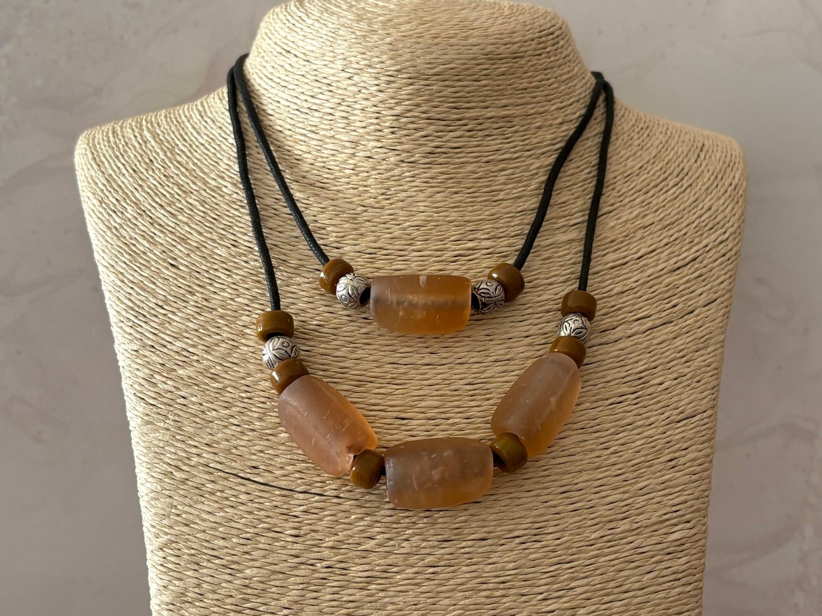 Misa Caramel Fusion Double Layer Necklace 6 Misa Caramel Fusion Double Layer Necklace - Image 5